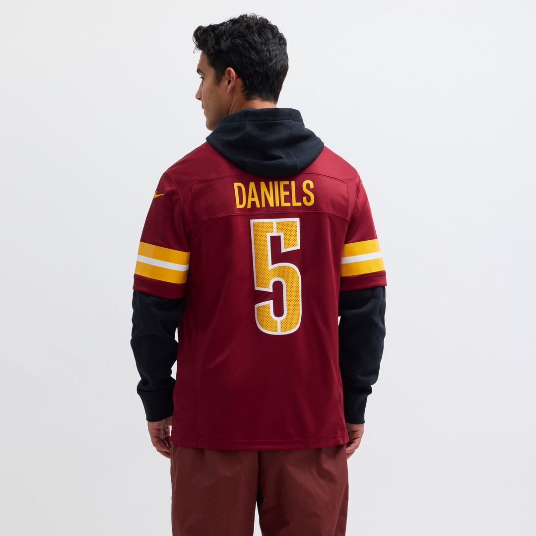 Washington Commanders Jayden Daniels White Vapor F.U.S.E. Limited Super Bowl Era Jersey product image 22, provided for