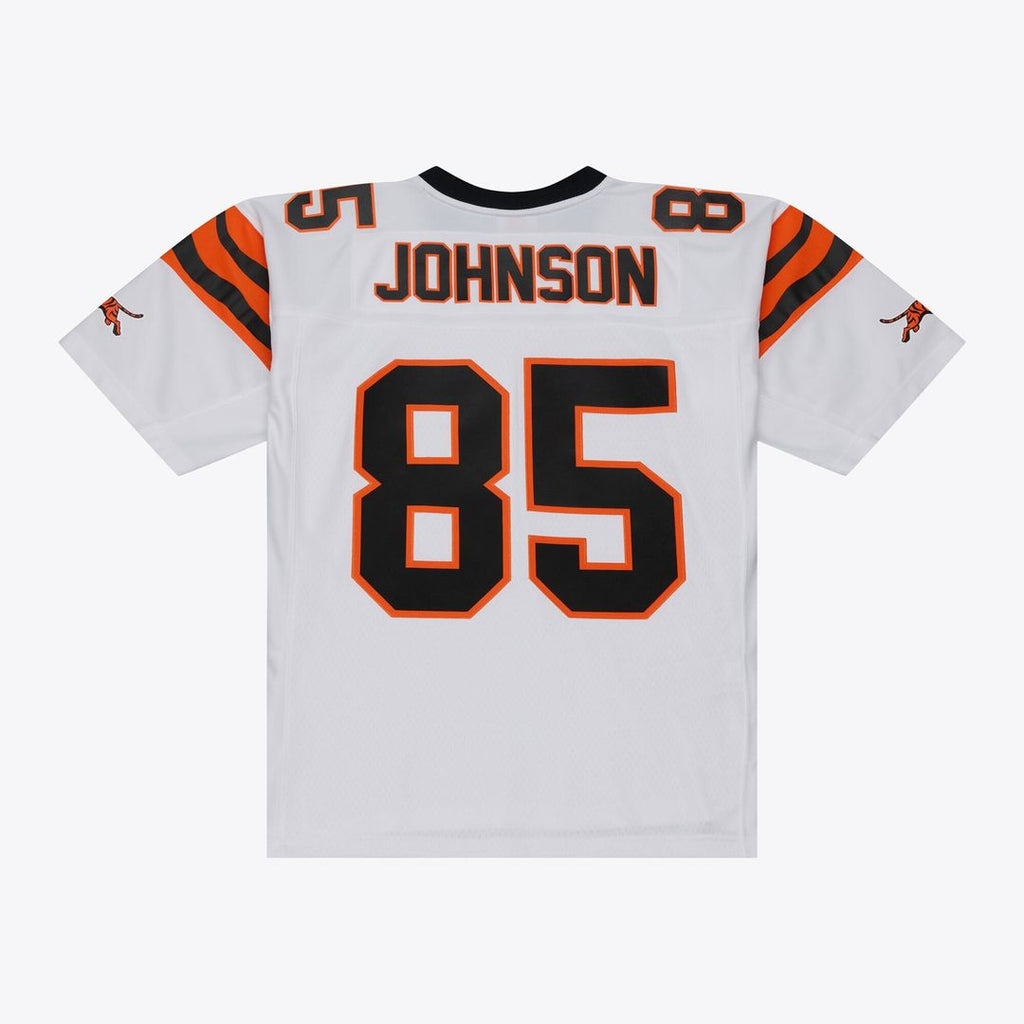 Cincinnati Bengals Chad Johnson White 2001 Legacy Replica Player Jersey product image 2, provided for visual reference and