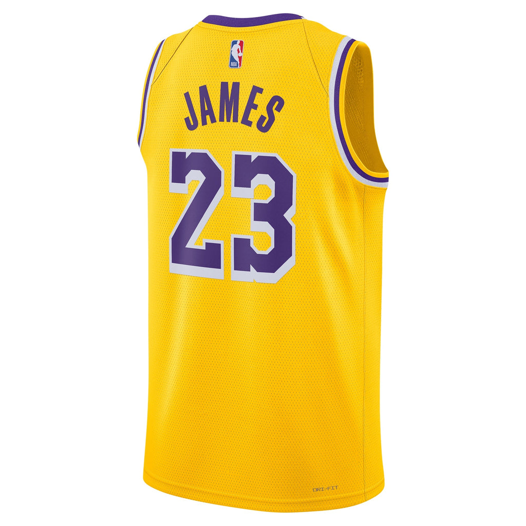 Los Angeles Lakers Icon Swingman Jersey - Lebron James - Unisex product image 4, provided for visual reference and product
