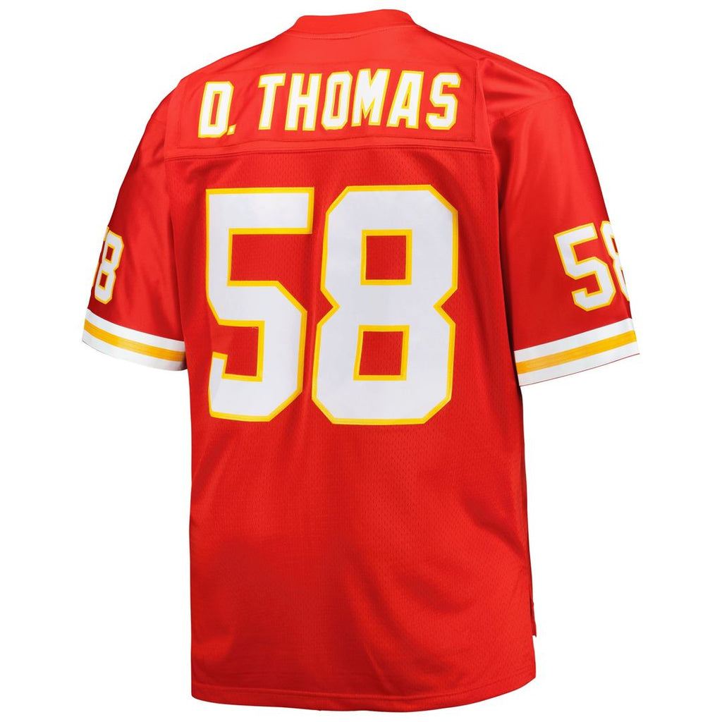 Kansas City Chiefs Derrick Thomas Red Big & Tall 1994 Retired Player Replica Jersey product image 3, provided for visual