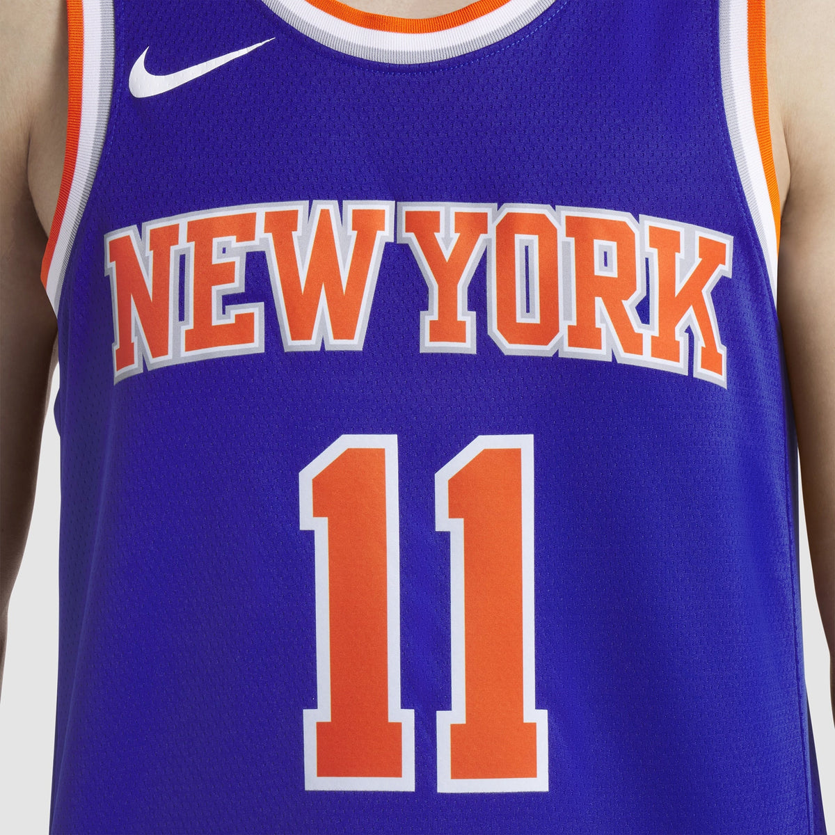 Jalen Brunson New York Knicks Replica Swingman Icon Jersey - Unisex product image 9, provided for visual reference and