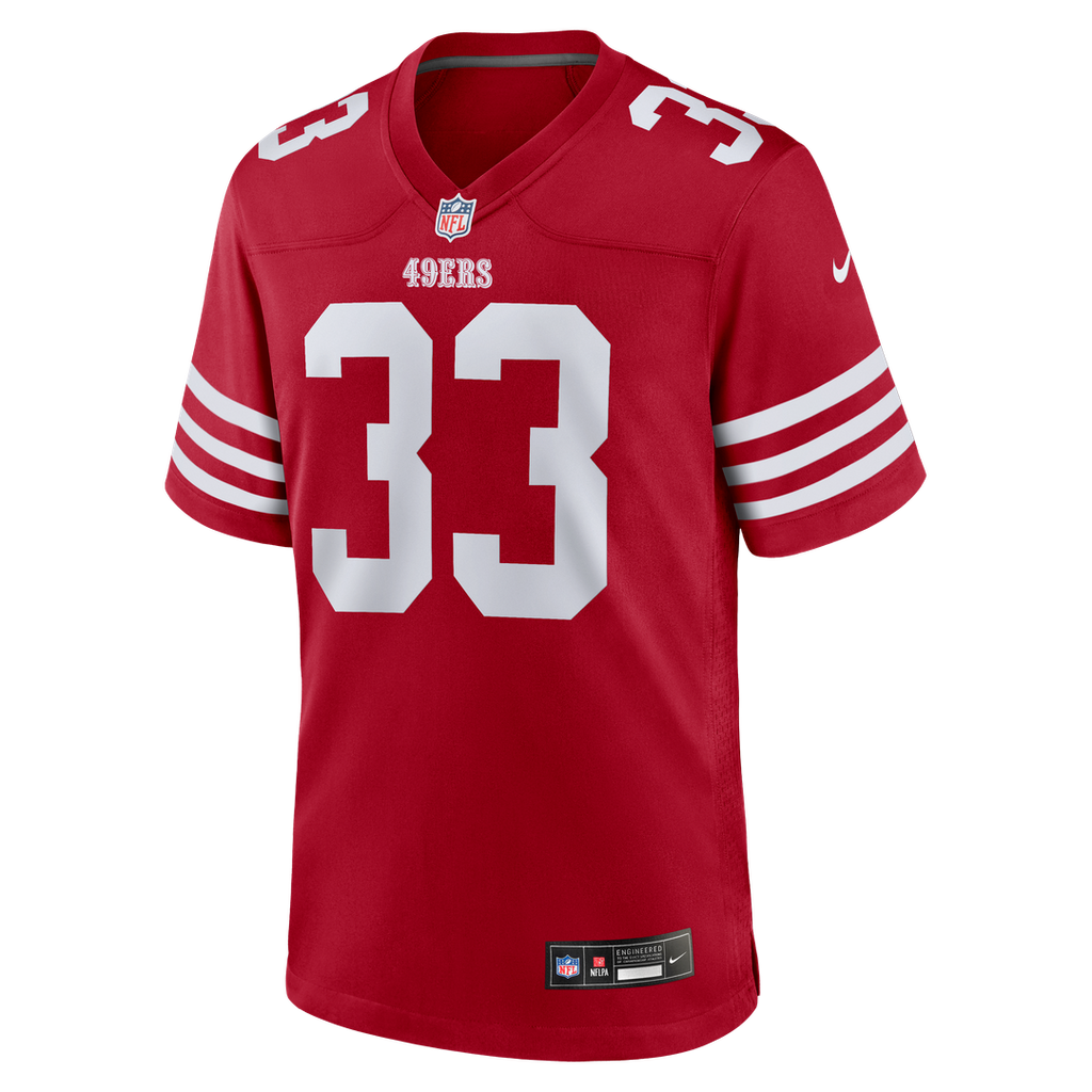 San Francisco 49ers Roger Craig Scarlet Team Retired Game Jersey product image 4, provided for visual reference and product