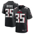 Atlanta Falcons Natrone Brooks Black Team Game Jersey product image 1, provided for visual reference and product detail