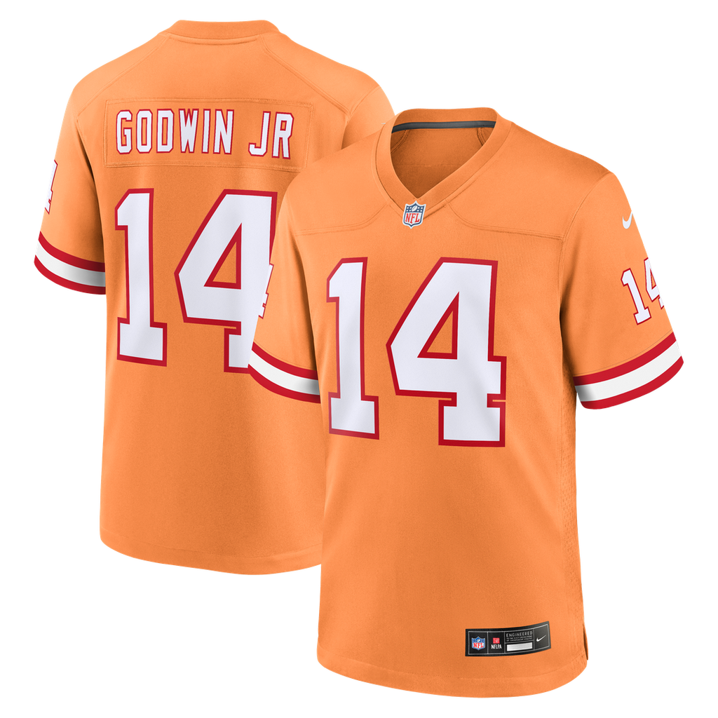 Tampa Bay Buccaneers Chris Godwin Jr. Red Game Player Jersey product image 20, provided for visual reference and product