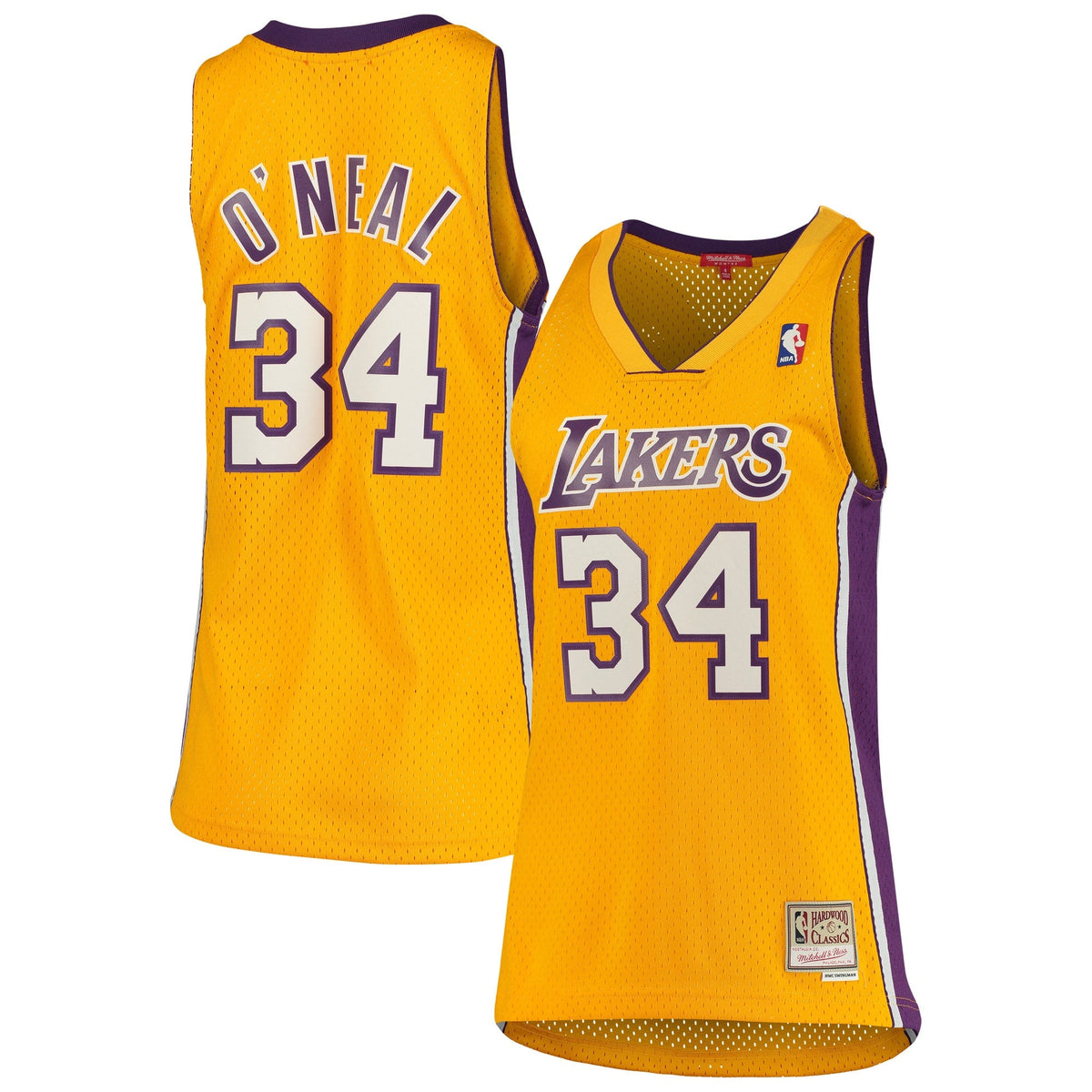 Shaquille O'Neal Los Angeles Lakers 1999-00 Hardwood Classics Swingman Jersey - Womens product image 1, provided for visual