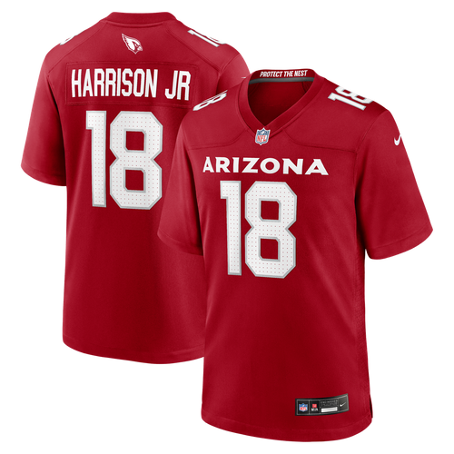 Arizona Cardinals Marvin Harrison Jr. Cardinal Player Game Jersey product image 1, provided for visual reference and product