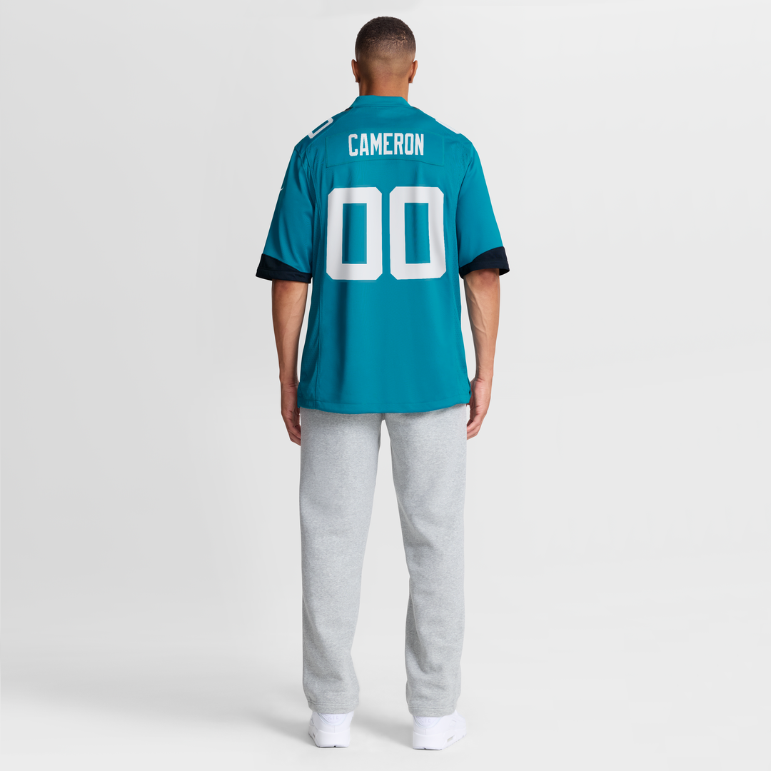 Jacksonville Jaguars Josh Cameron Teal Game Jersey product image 5, provided for visual reference and product detail review