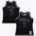 Philadelphia 76ers Allen Iverson 1996 Contrast 2K Swingman Basketball Jersey - Black product image 1, provided for visual