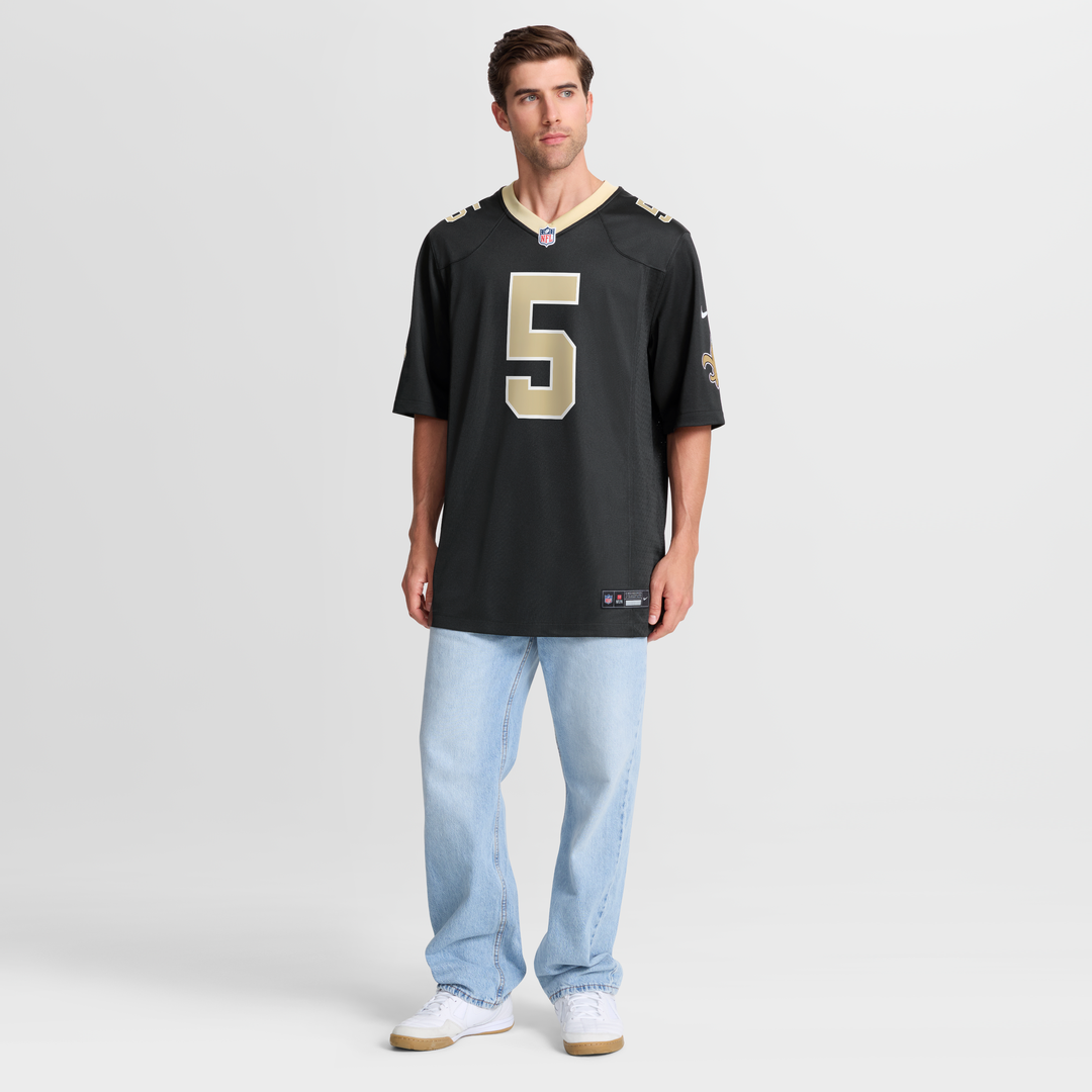 New Orleans Saints Kendre Miller Black Team Game Jersey product image 7, provided for visual reference and product detail