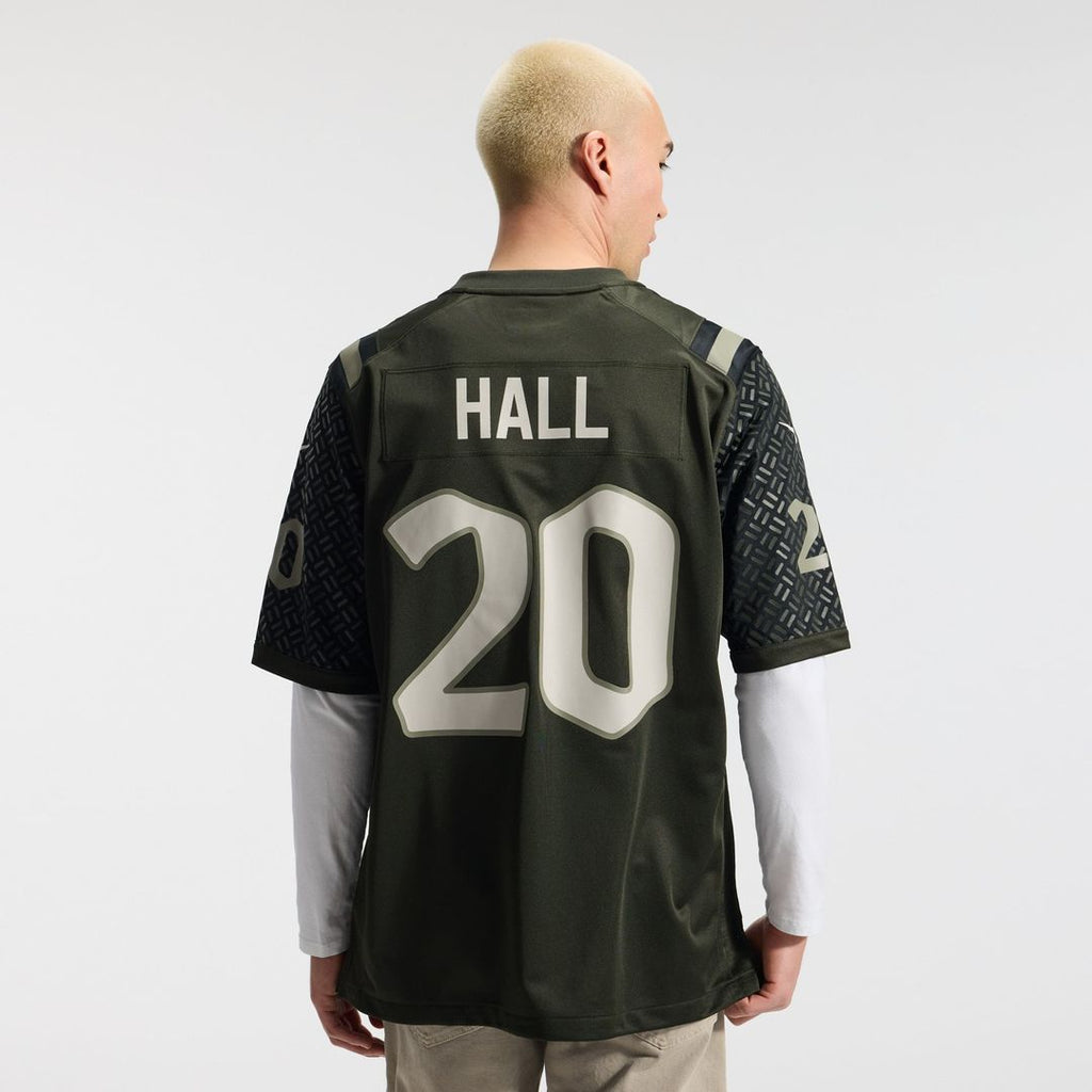 New York Jets Breece Hall Green Rivalries Collection Game Jersey product image 3, provided for visual reference and product