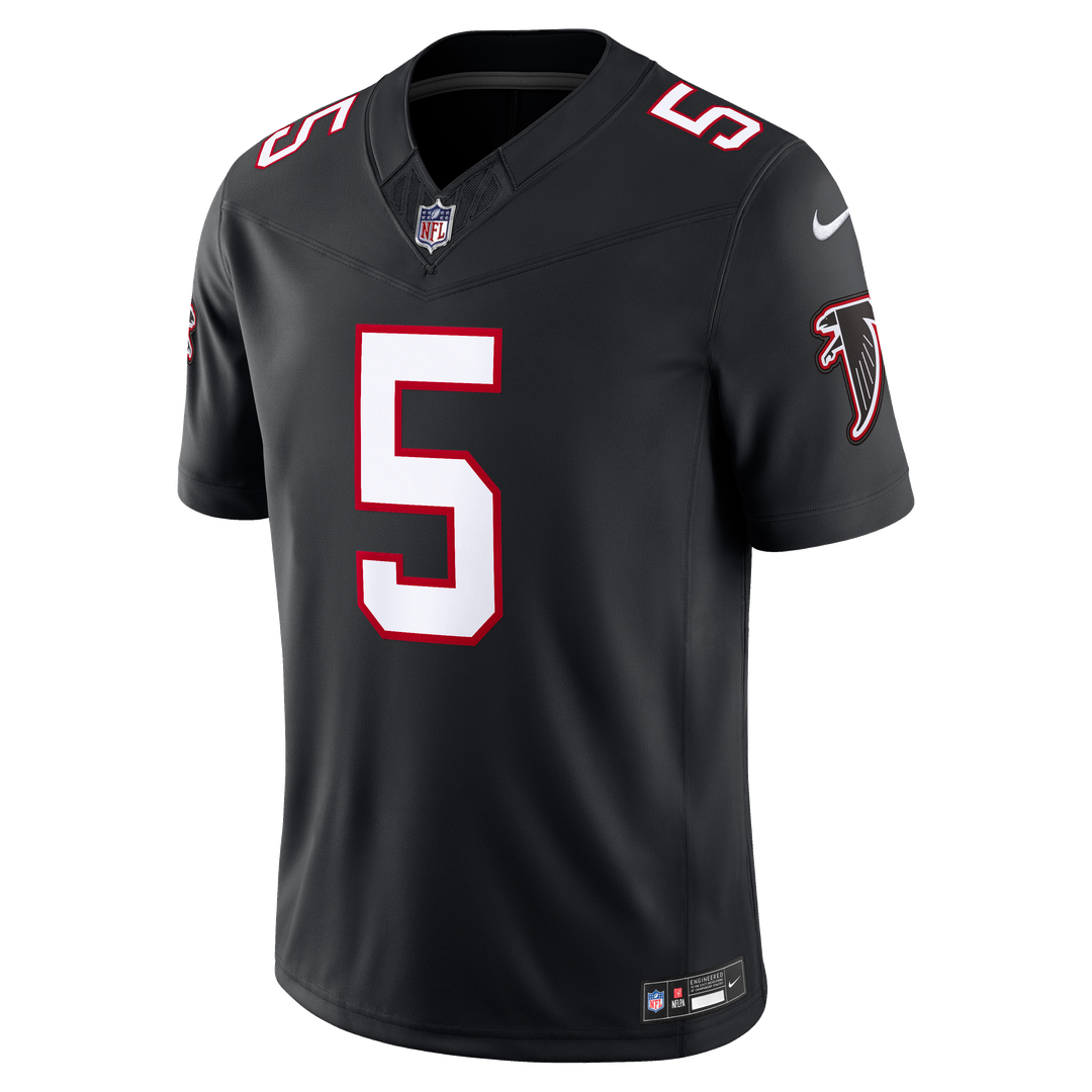 Atlanta Falcons Drake London Black Alternate Throwback Vapor F.U.S.E. Stitched Limited Jersey product image 5, provided for