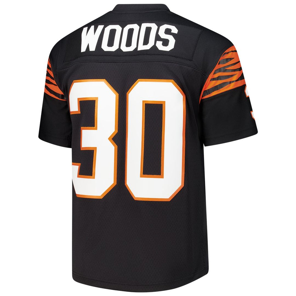 Cincinnati Bengals Ickey Woods Black 1988 Legacy Replica Jersey product image 3, provided for visual reference and product
