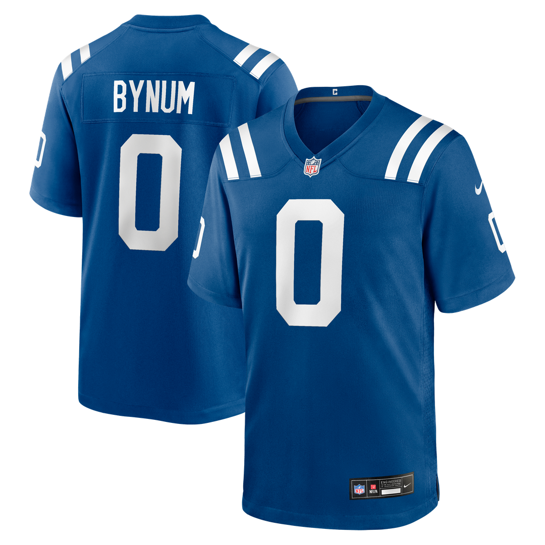 Indianapolis Colts Camryn Bynum Royal Team Game Jersey product image 1, provided for visual reference and product detail