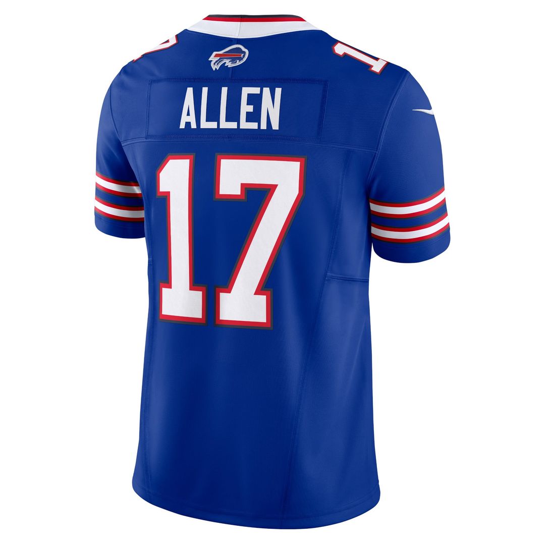 Buffalo Bills Josh Allen Royal Vapor F.U.S.E. Limited Jersey product image 3, provided for visual reference and product