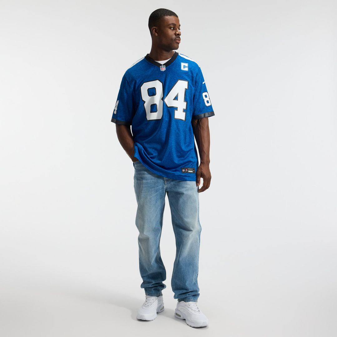 Indianapolis Colts Tyler Warren Heather Royal Alternate 2 Indiana Nights Game Jersey product image 4, provided for visual