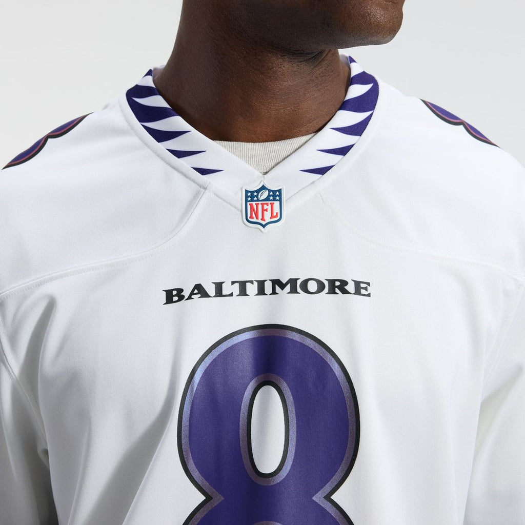 Baltimore Ravens Lamar Jackson Black Alternate Game Jersey product image 17, provided for visual reference and product