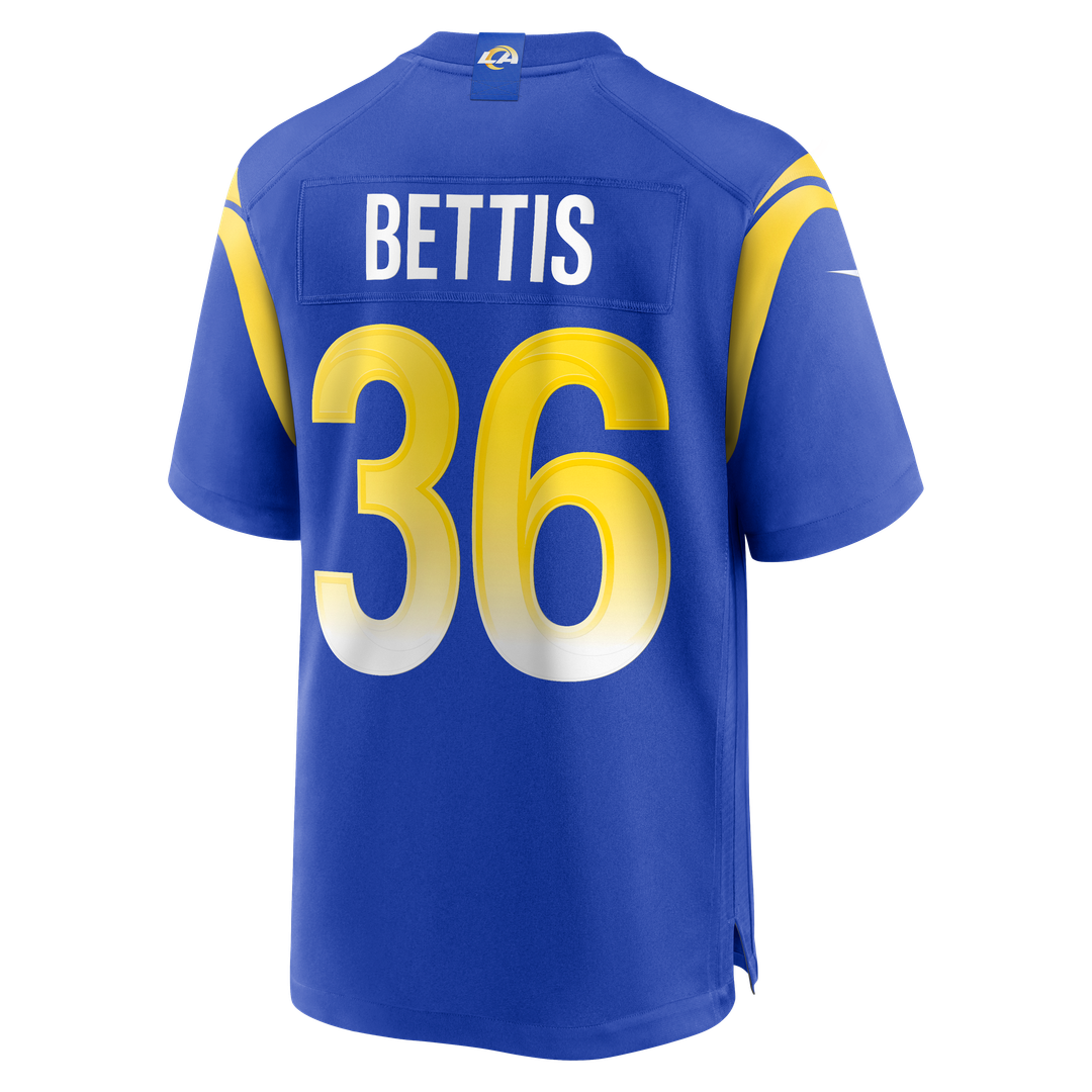 Los Angeles Rams Jerome Bettis Royal Game Retired Player Jersey product image 3, provided for visual reference and product