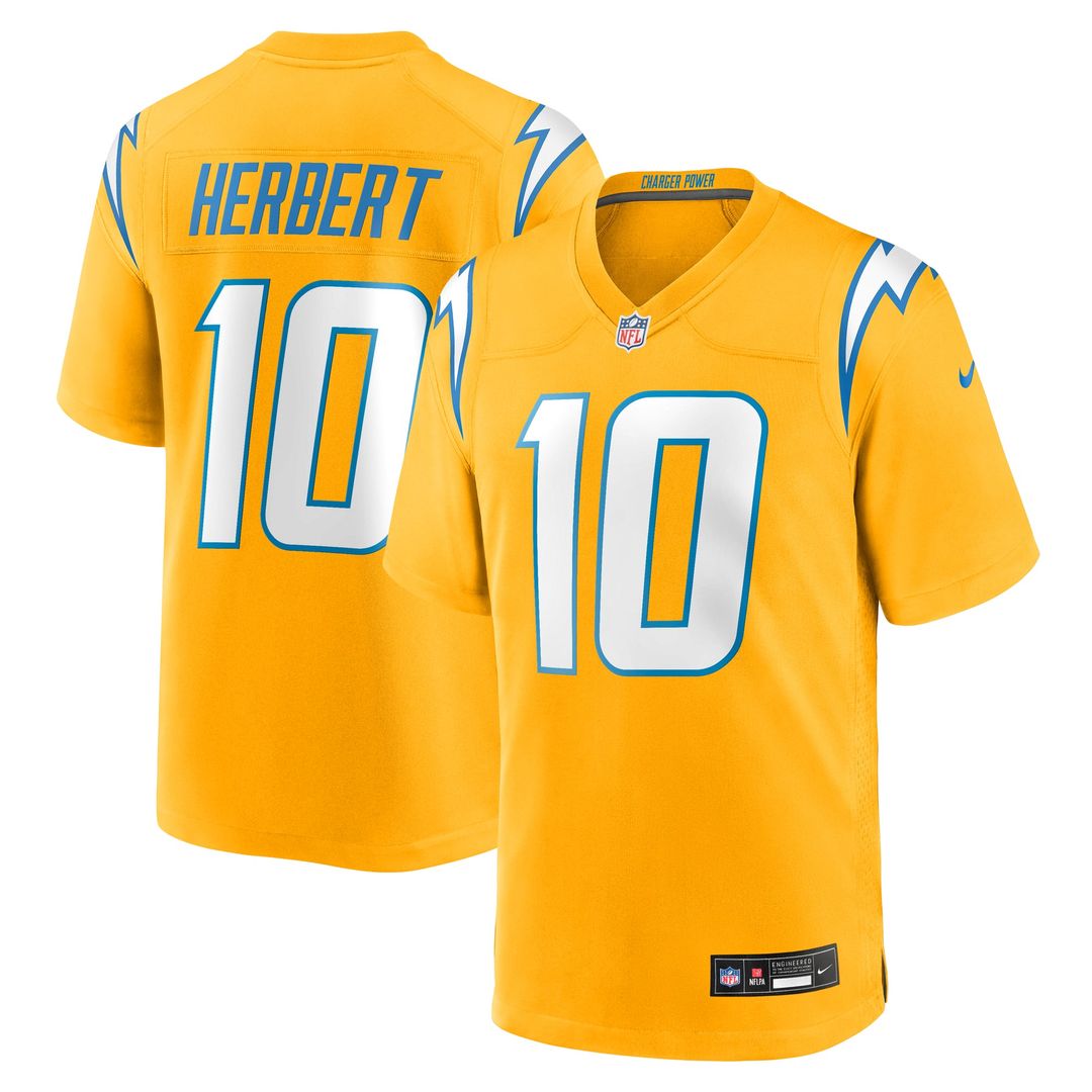 Los Angeles Chargers Justin Herbert Powder Blue Player Game Jersey product image 40, provided for visual reference and