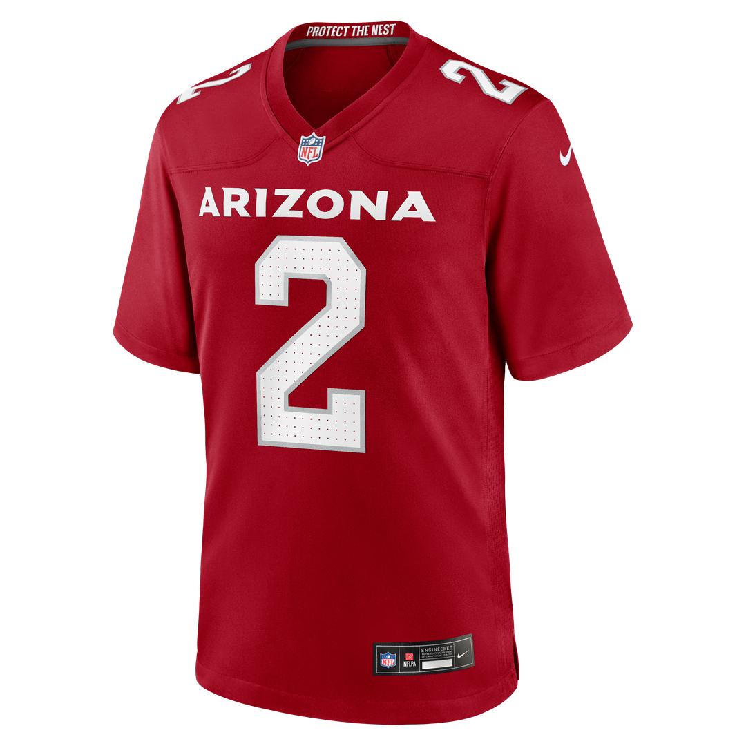 Arizona Cardinals Will Johnson Cardinal Team Game Jersey product image 2, provided for visual reference and product detail