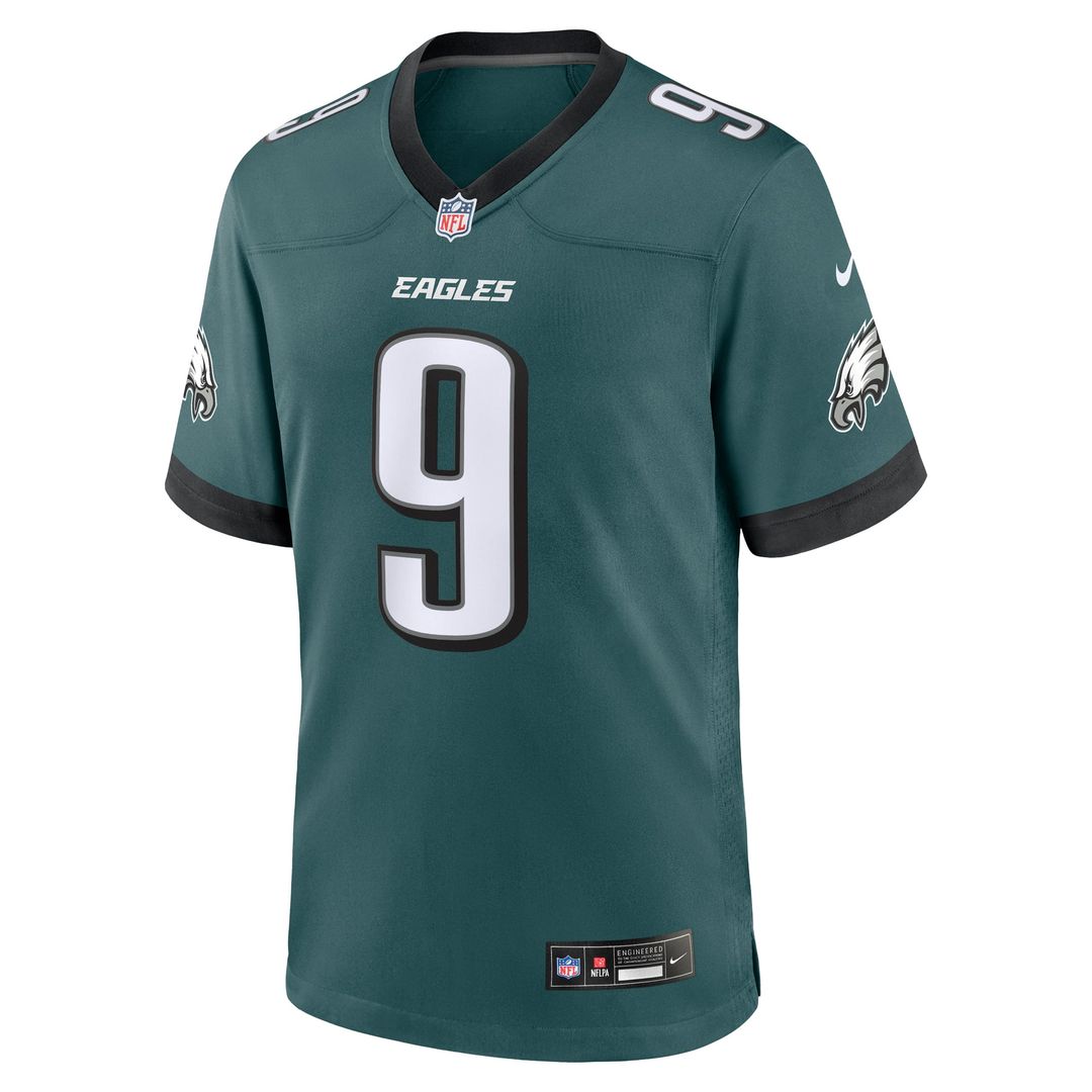 Philadelphia Eagles Nick Foles Midnight Green Team Retired Player Game Jersey product image 2, provided for visual reference