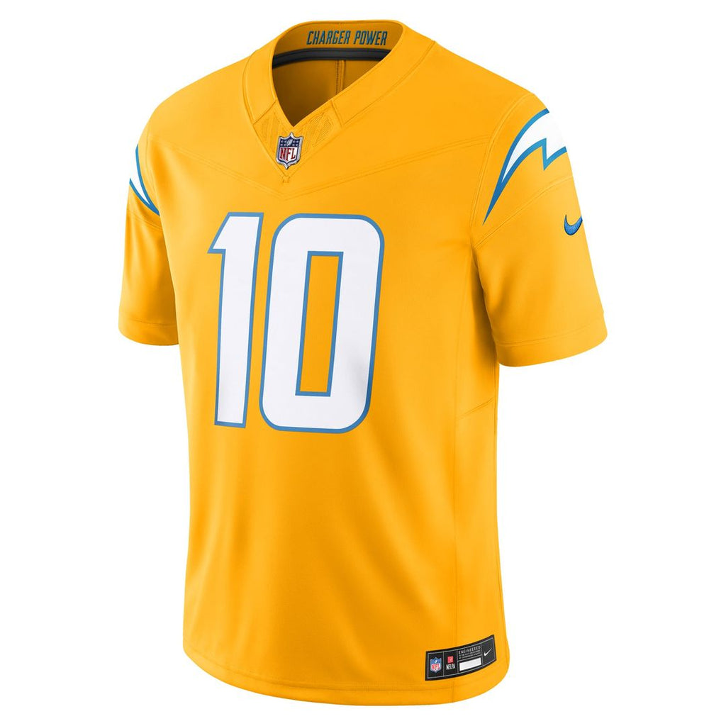 Los Angeles Chargers Justin Herbert Gold Alternate Charger Power Vapor F.U.S.E. Limited Jersey product image 5, provided for