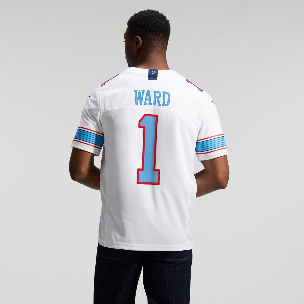Tennessee Titans Cameron Ward Light Blue Team Vapor F.U.S.E. Stitched Limited Jersey product image 31, provided for visual