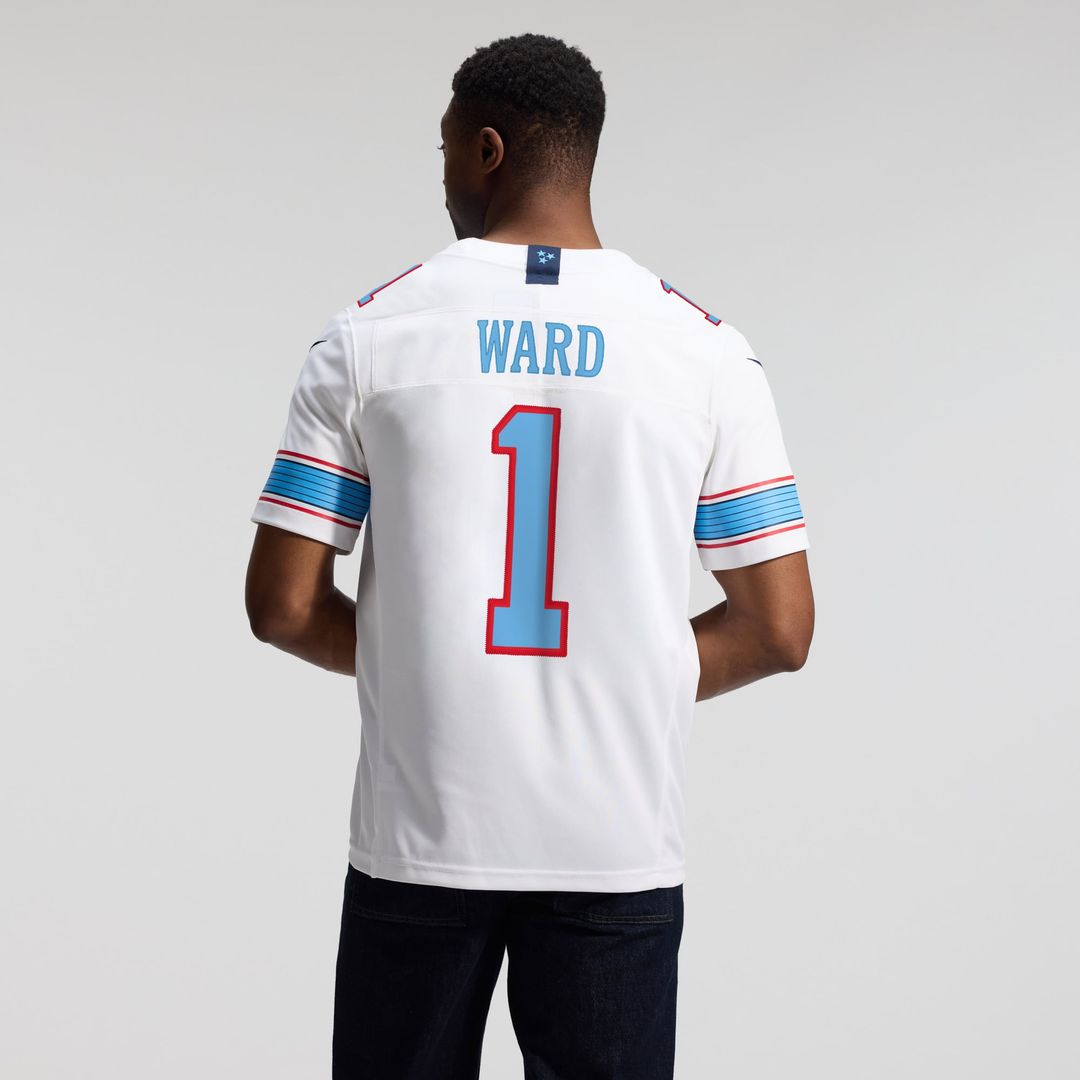Tennessee Titans Cameron Ward Light Blue Team Vapor F.U.S.E. Stitched Limited Jersey product image 31, provided for visual