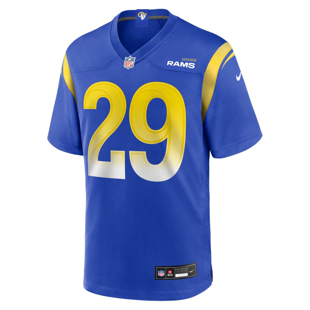 Los Angeles Rams Eric Dickerson Royal Game Retired Player Jersey product image 2, provided for visual reference and product