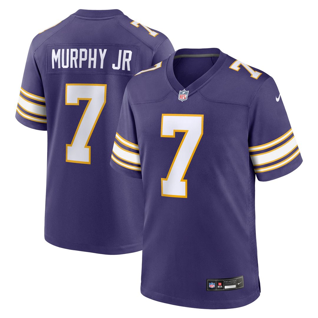 Minnesota Vikings Byron Murphy Jr. Purple Alternate Game Jersey product image 1, provided for visual reference and product