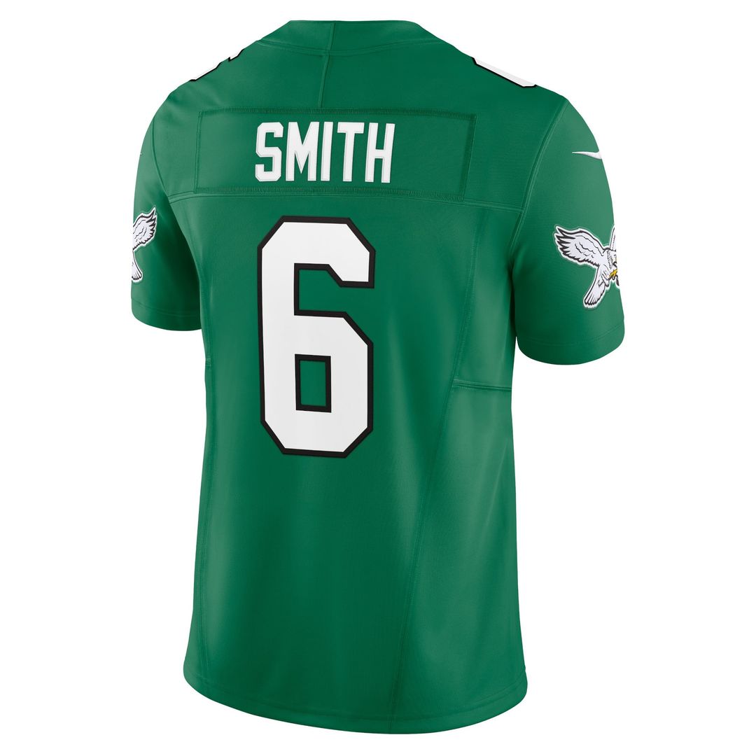 Philadelphia Eagles DeVonta Smith Kelly Green Vapor F.U.S.E. Limited Jersey product image 3, provided for visual reference