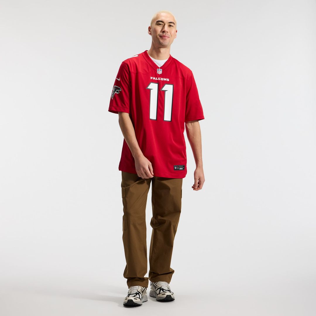 Atlanta Falcons Jalon Walker Red Game Jersey product image 17, provided for visual reference and product detail review