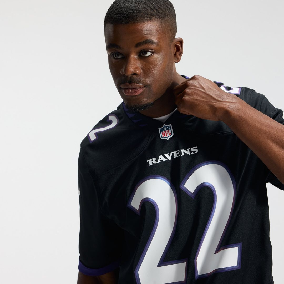 Baltimore Ravens Derrick Henry Black Alternate Game Jersey product image 10, provided for visual reference and product
