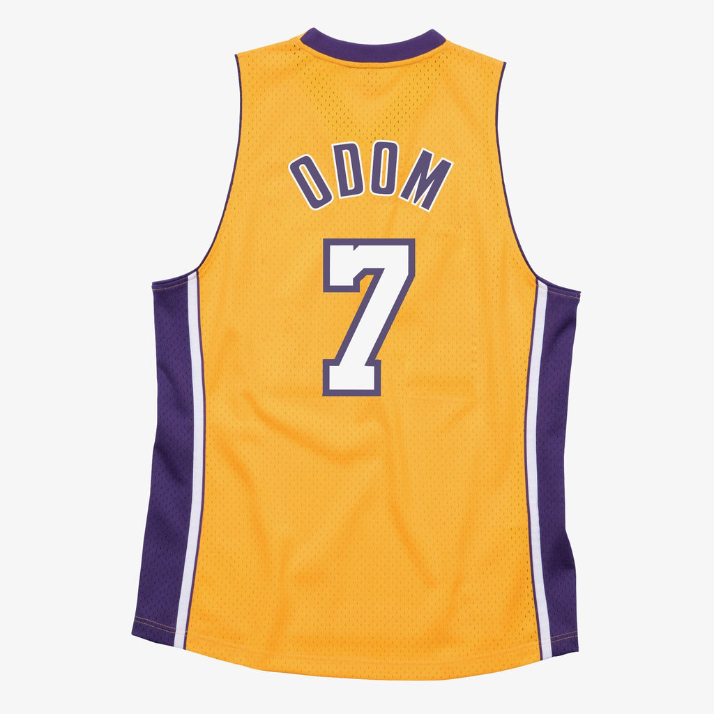 Lamar Odom Los Angeles Lakers 2009-10 Swingman Jersey product image 3, provided for visual reference and product detail