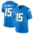 Los Angeles Chargers Ladd McConkey Powder Blue Team Vapor F.U.S.E. Stitched Limited Jersey product image 1, provided for