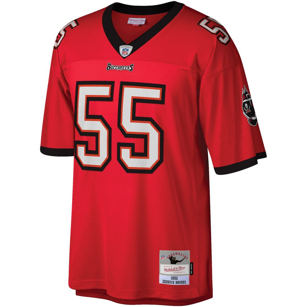 Tampa Bay Buccaneers Derrick Brooks Orange Legacy Replica Jersey product image 8, provided for visual reference and product