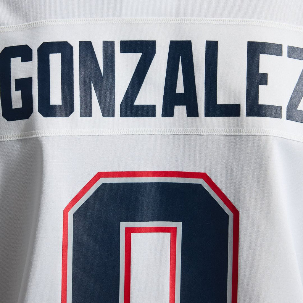 New England Patriots Christian Gonzalez Navy Team Game Jersey product image 28, provided for visual reference and product
