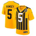 Pittsburgh Steelers Jalen Ramsey Gold Alternate 1933 Throwback Game Jersey product image 1, provided for visual reference