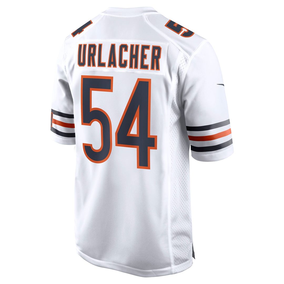 Chicago Bears Brian Urlacher White Retired Player Game Jersey product image 3, provided for visual reference and product