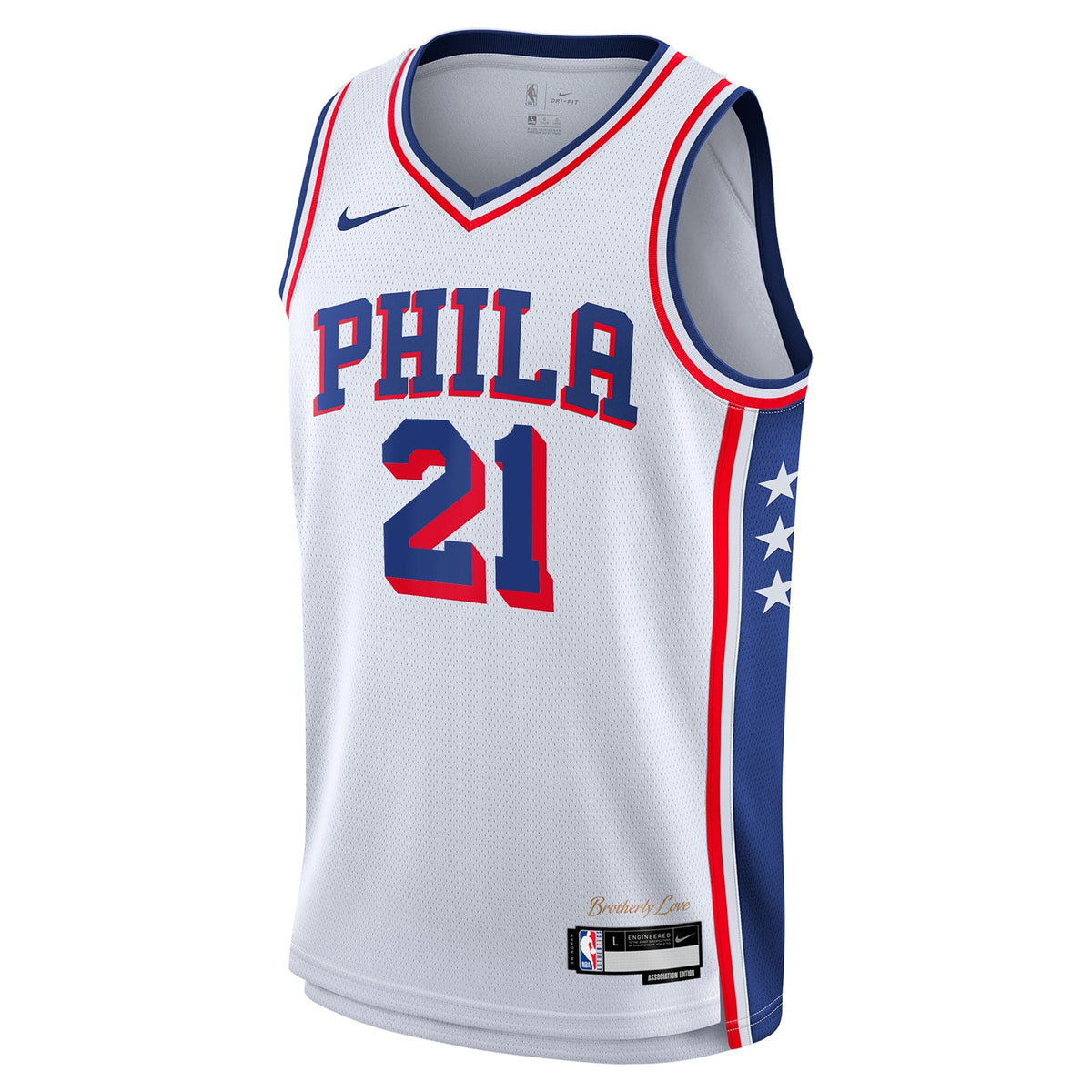 Philadelphia 76ers Nike Association Edition Swingman Jersey product image 3