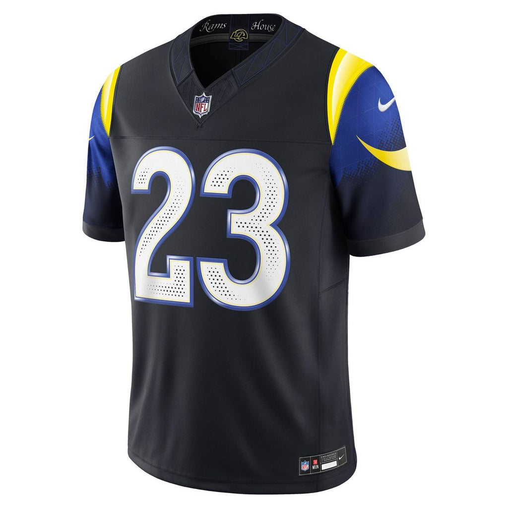 Los Angeles Rams Kyren Williams Dark Blue Rivalries Collection Stitched Limited Jersey product image 2, provided for visual