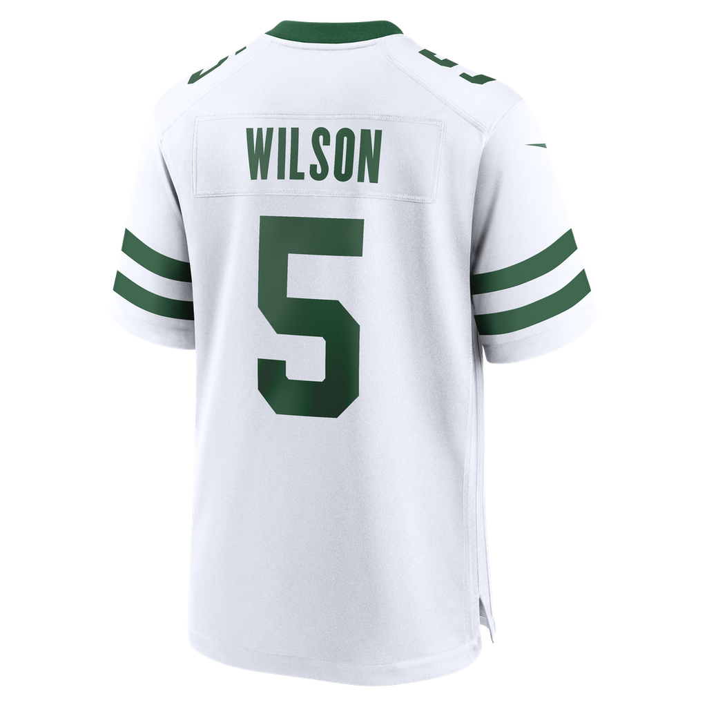 New York Jets Garrett Wilson Legacy White Game Jersey product image 7, provided for visual reference and product detail