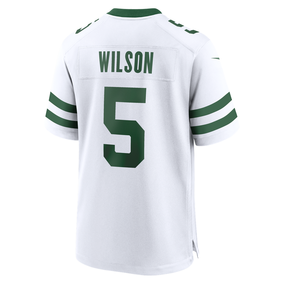 New York Jets Garrett Wilson Legacy White Game Jersey product image 7, provided for visual reference and product detail