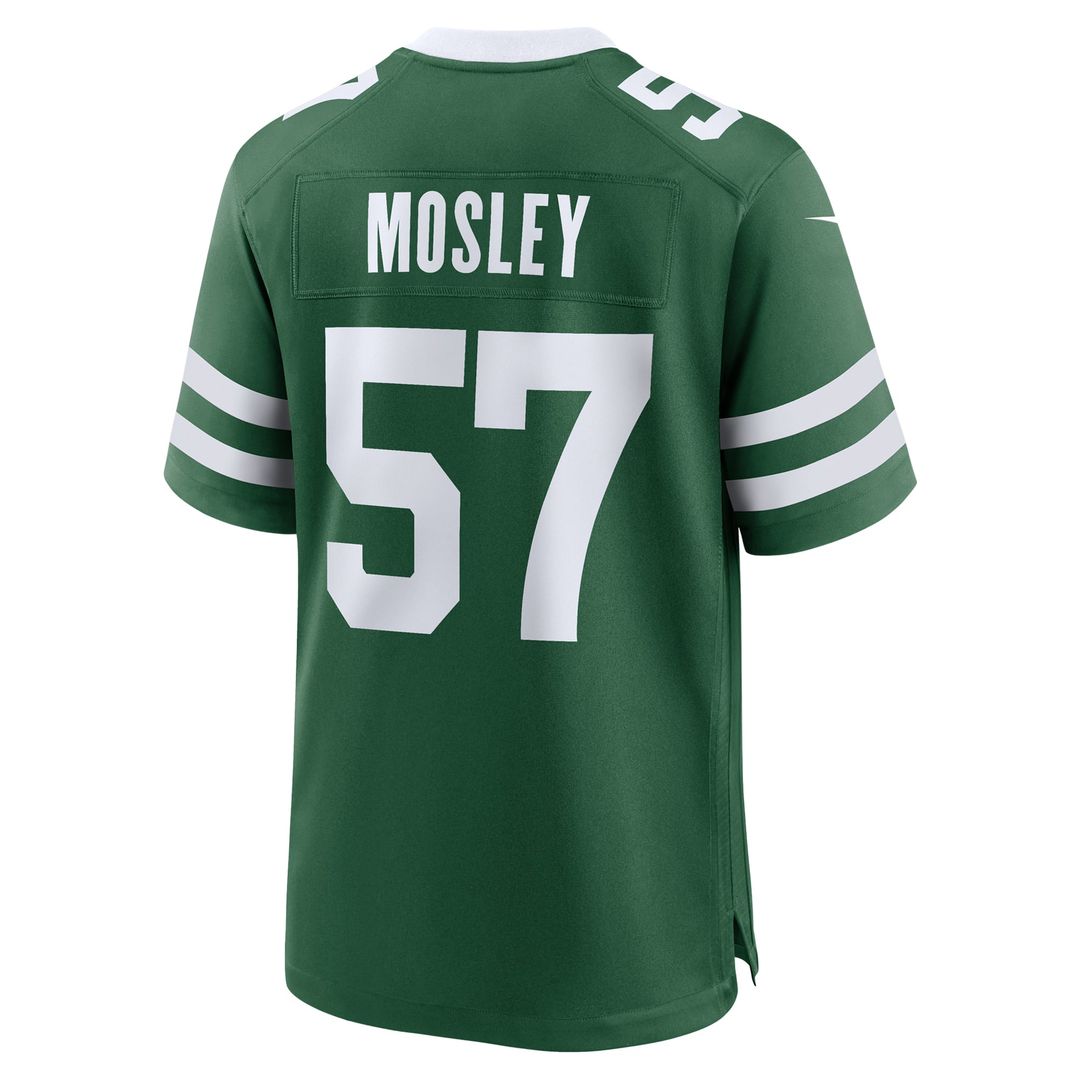 New York Jets C.J. Mosley Legacy Green Team Game Jersey product image 3, provided for visual reference and product detail