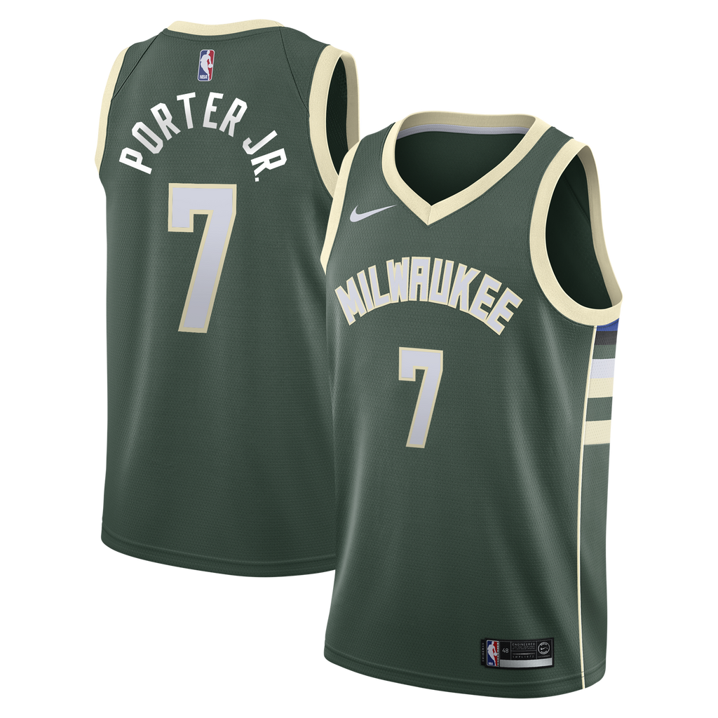 Milwaukee Bucks Nike Icon Edition Swingman Jersey - Hunter product image 1
