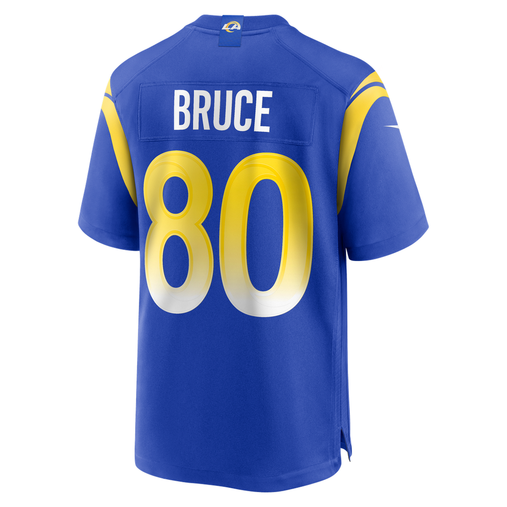 Los Angeles Rams Isaac Bruce Royal Game Retired Player Jersey product image 3, provided for visual reference and product