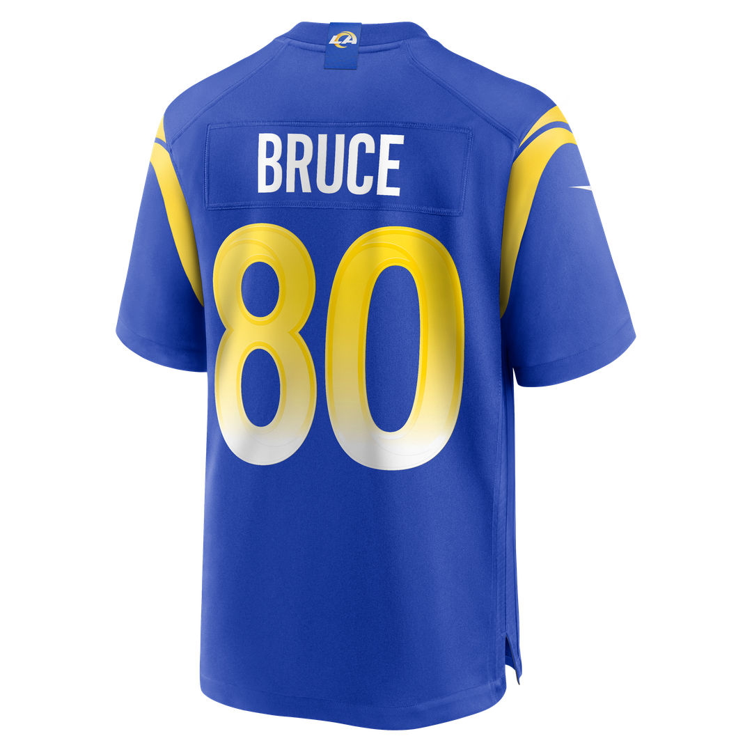 Los Angeles Rams Isaac Bruce Royal Game Retired Player Jersey product image 3, provided for visual reference and product