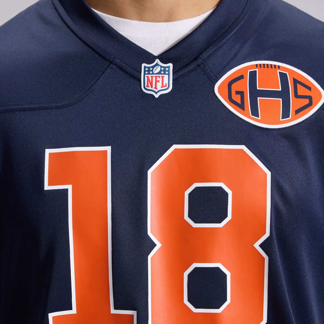 Chicago Bears Caleb Williams Navy 2026 Rivalries Collection Game Jersey product image 10, provided for visual reference and