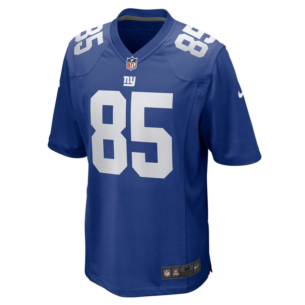 New York Giants Chris Manhertz Royal Team Game Jersey product image 2, provided for visual reference and product detail