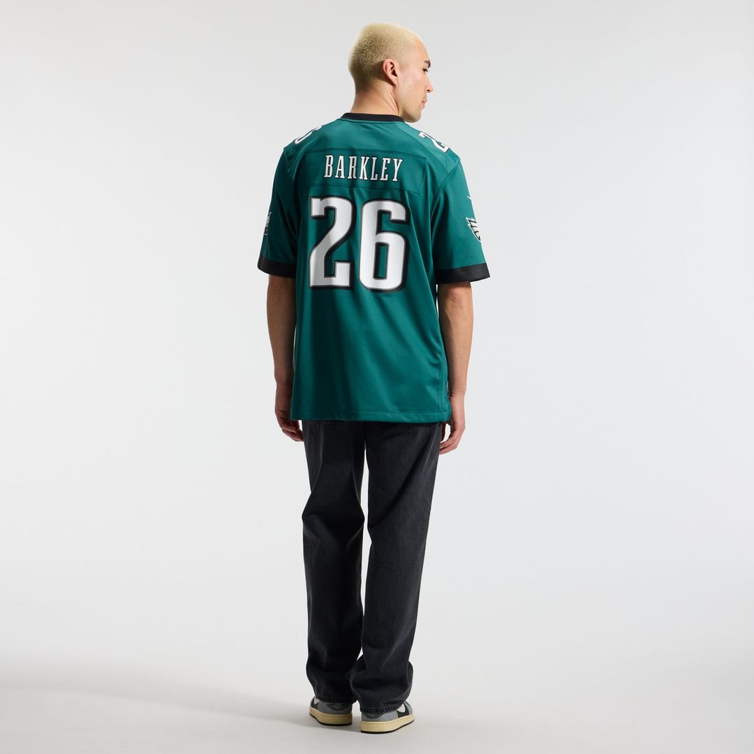Philadelphia Eagles Saquon Barkley White Game Jersey product image 31, provided for visual reference and product detail
