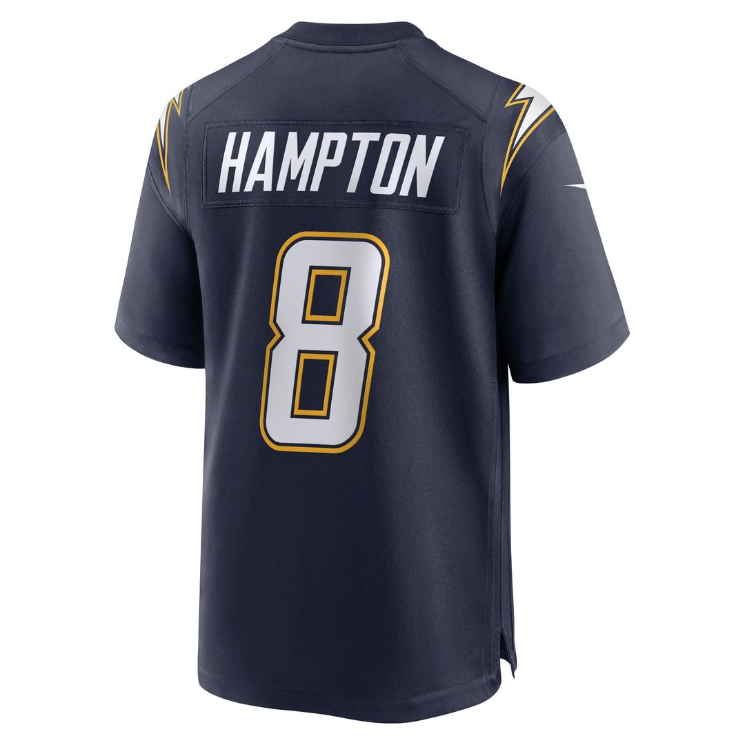 Los Angeles Chargers Omarion Hampton Powder Blue Game Player Jersey product image 16, provided for visual reference and